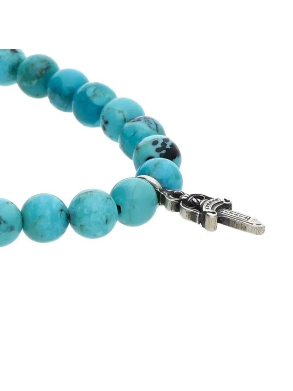 Chrome Hearts 6 Bead Bracelet Stack Dagger 6